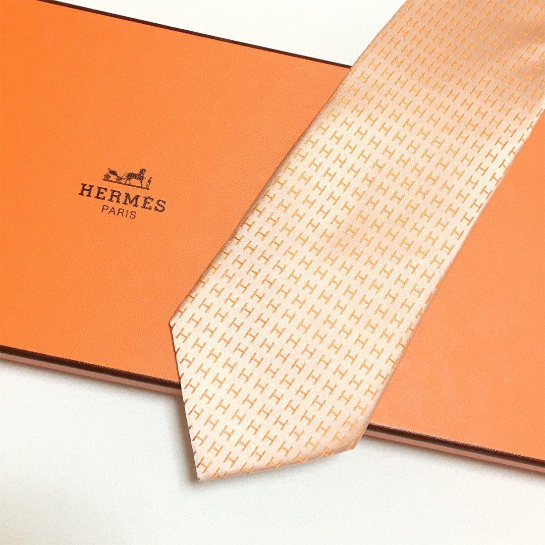 未使用級 エルメス HERMES ネクタイ H織りタイ ファソネH H柄 - メルカリ