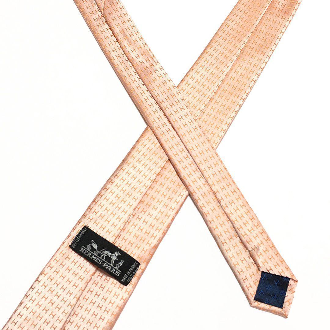 未使用級 エルメス HERMES ネクタイ H織りタイ ファソネH H柄 - メルカリ