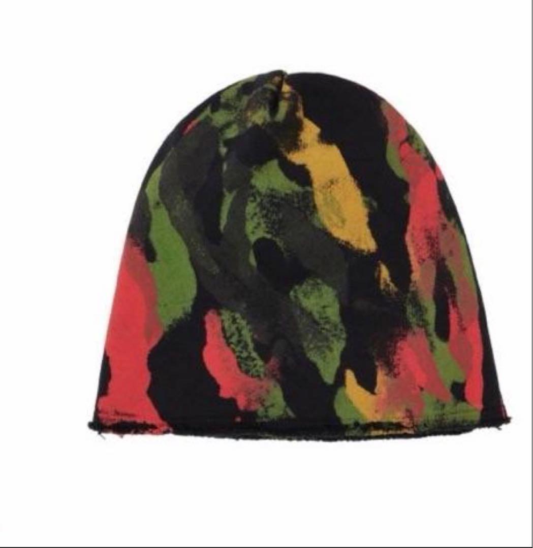 skylrk カモフラビーニー　ニット帽　新品未使用 antique andico / アンティーク アンディコ 】 カモフラージュ