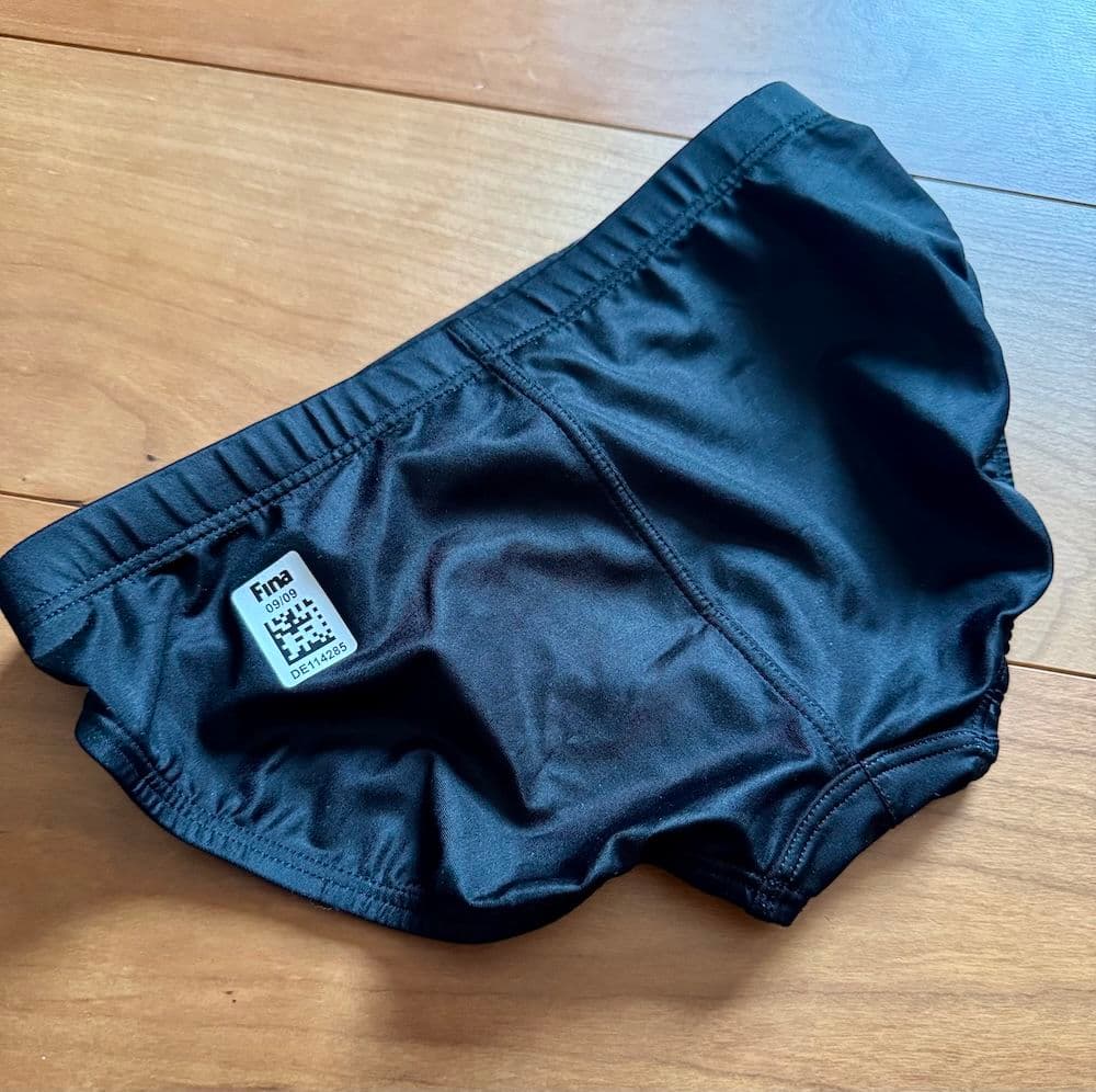 美品】arena シン・レボリューション NUX ブラック×ブルー M 競パン