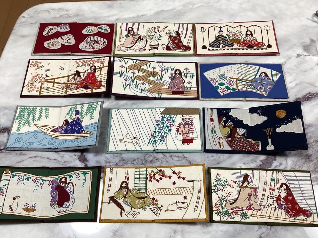 超レア★ フェリシモ◆風流にめぐる季節刺しゅうミニ屏風 12ヶ月完成品◆石井寛子 2026年最新】石井寛子 フェリシモの人気アイテム - メルカリ