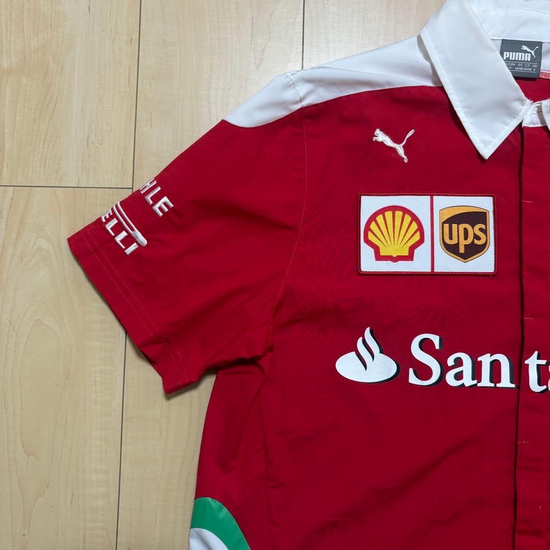 美品】PUMA × F1 Ferrariフェラーリ ポロシャツ Mサイズ - メルカリ