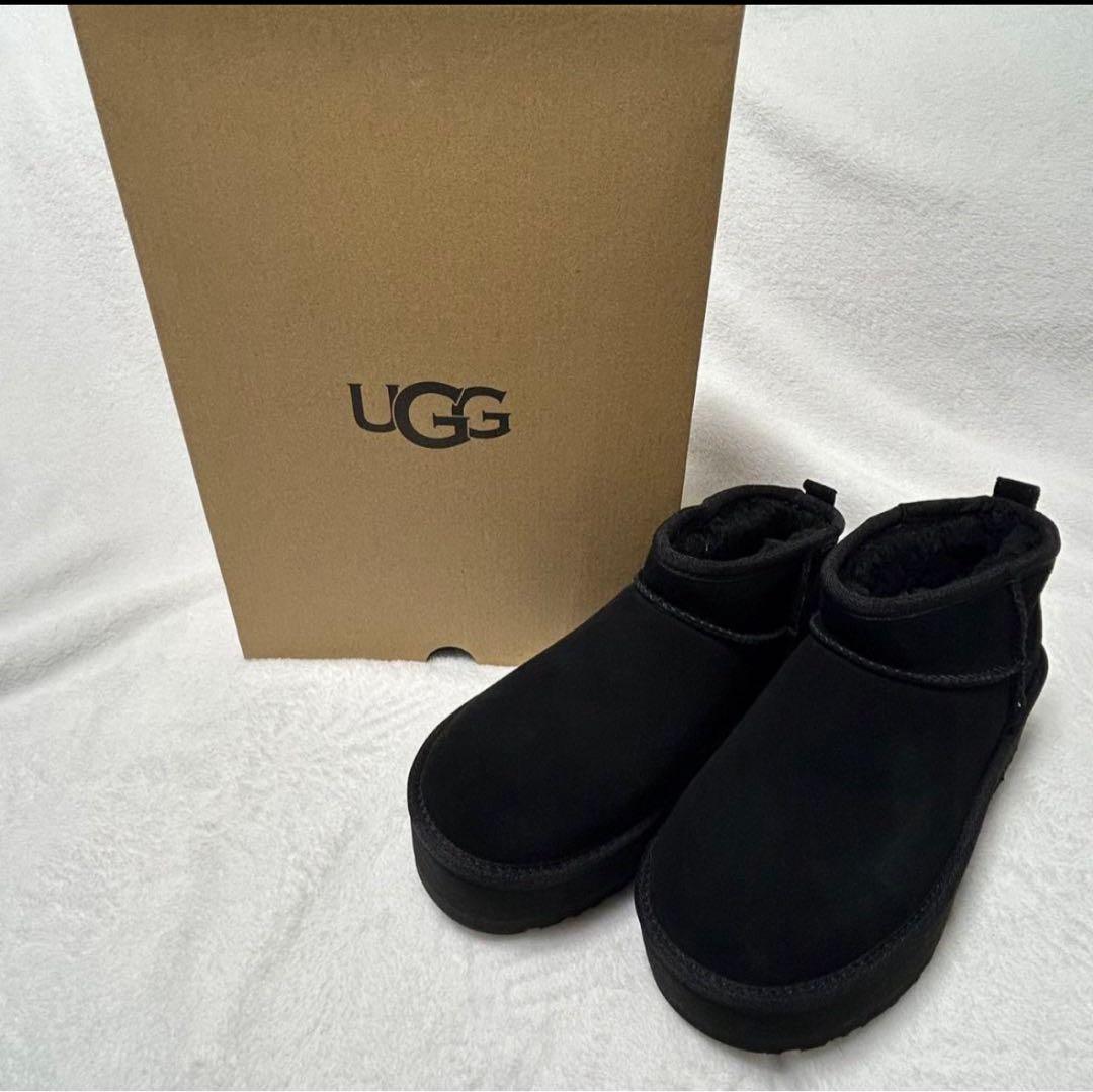 新品未使用 UGG クラシック ウルトラミニ プラットフォーム UGG（アグ） ムートンブーツ クラシック ウルトラ ミニ
