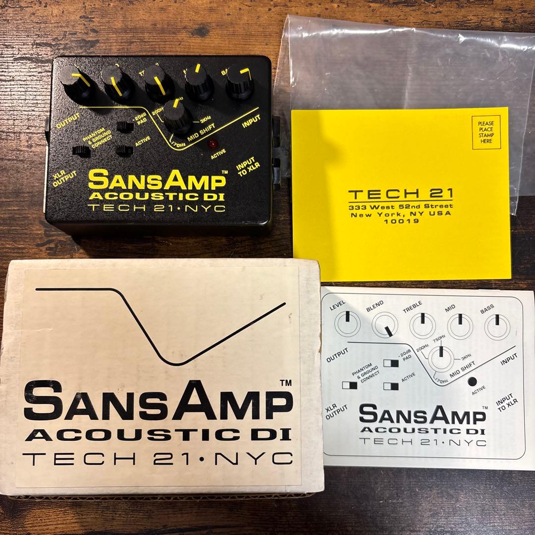 ベース SansAmp ACOUSTIC DI お取り寄せ商品] Tech21 SansAmp PBDR 3ch PROGRAMMABLE BASS DRIVER