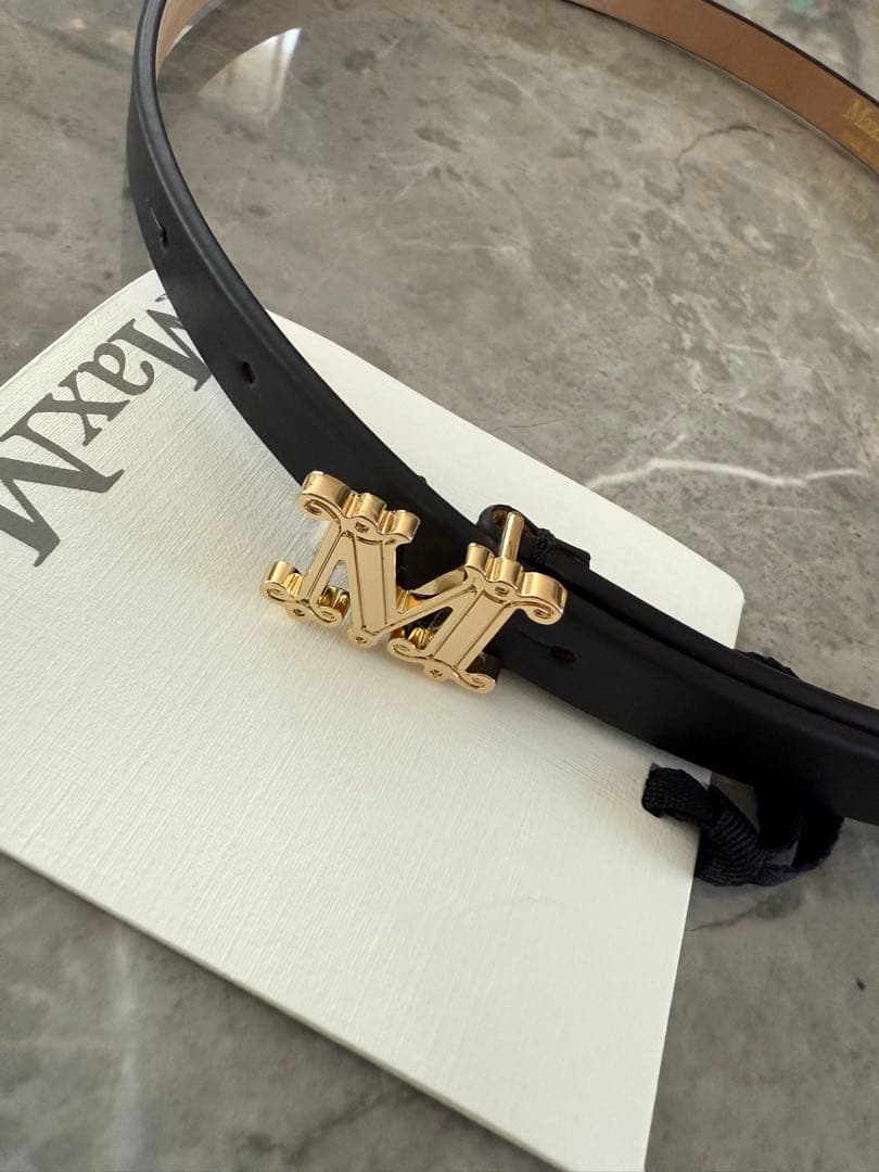 専用！新品未使用！Maxmara ロゴベルト Max Mara（マックスマーラ） ベルト MGRAZIATA ムグラツィアータ 15