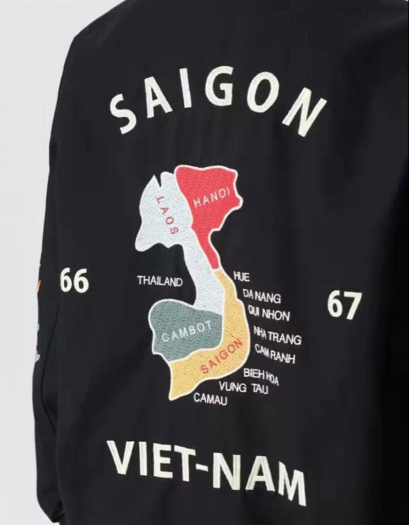 復刻ベトジャンSAIGON刺繍VIET-NAM 黒2XL - メルカリ