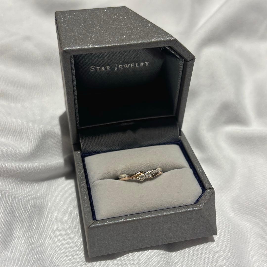 スタージュエリー STARJEWELRY K10ピンキーリング PYTHON KNOT PINKIE RING(2JR0518)K10 ピンキーリング｜スター