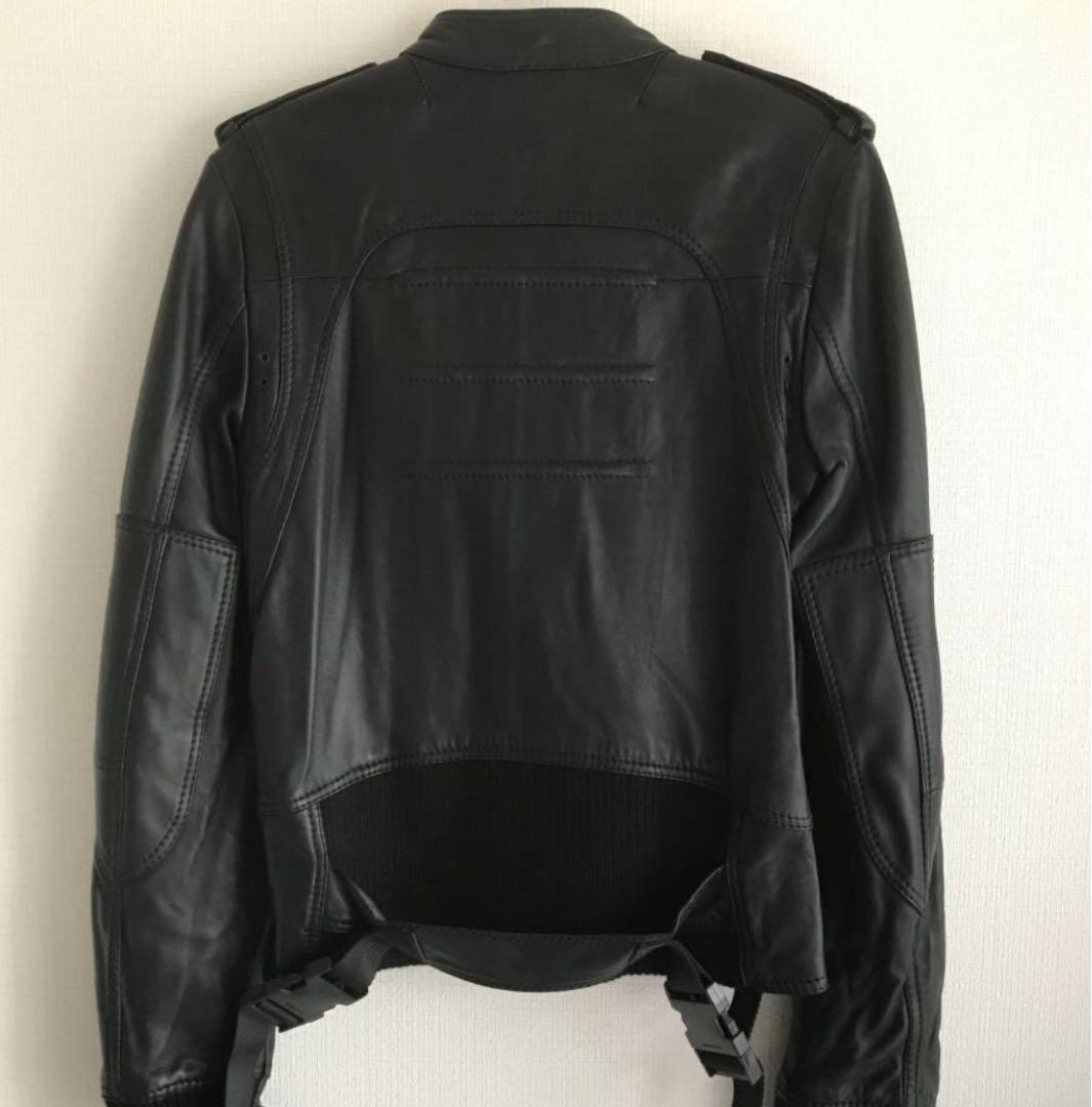 07AW Dior Homme アビエイター シングルライダースジャケット 44