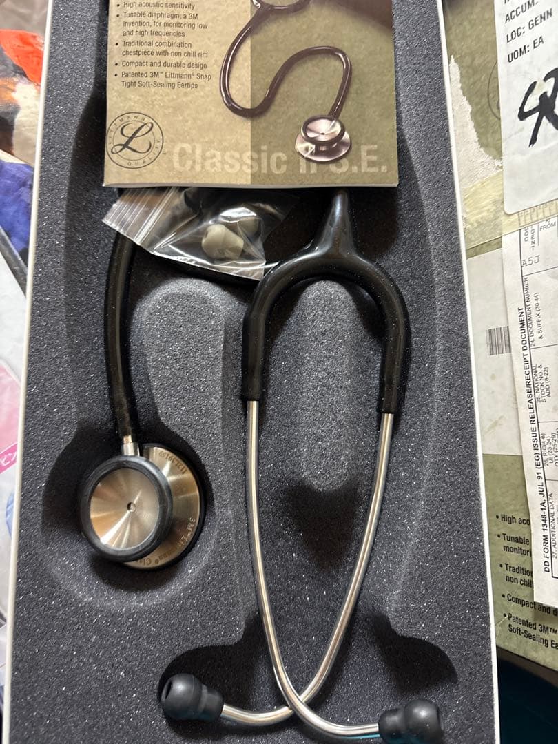3M Littmann Classic II S.E. 聴診器 リットマン 米軍 3M Littmann Classic Ⅱ S.E. リットマン クラシックⅡ S.E. 聴診器