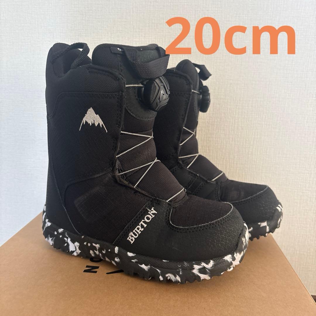 BURTON GROM BOA 子供用スノーボードブーツ 3K 20cm BURTON (バートン) スノーボードブーツ キッズ SIZE 20cm ブラック