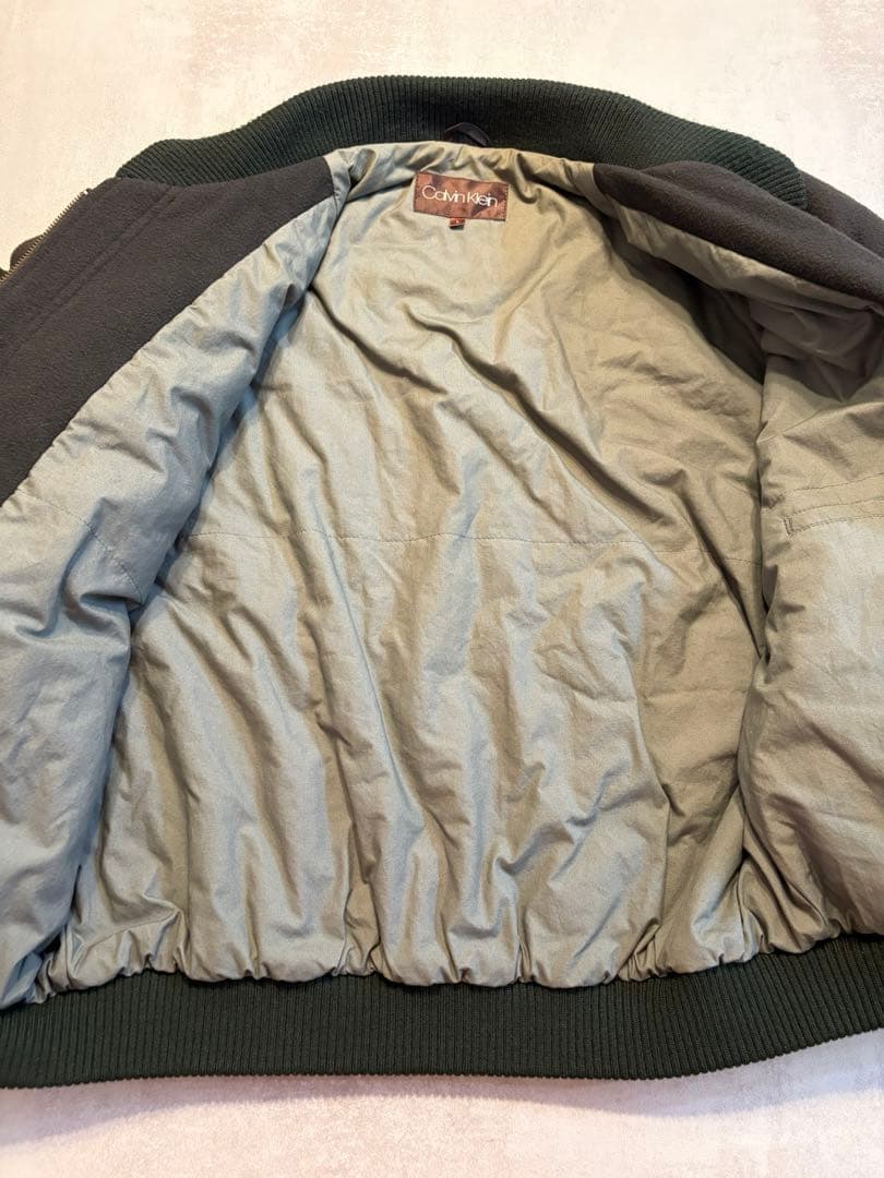 カルバンクラインCalvin Klein ウール ダービージャケット 短丈 - メルカリ