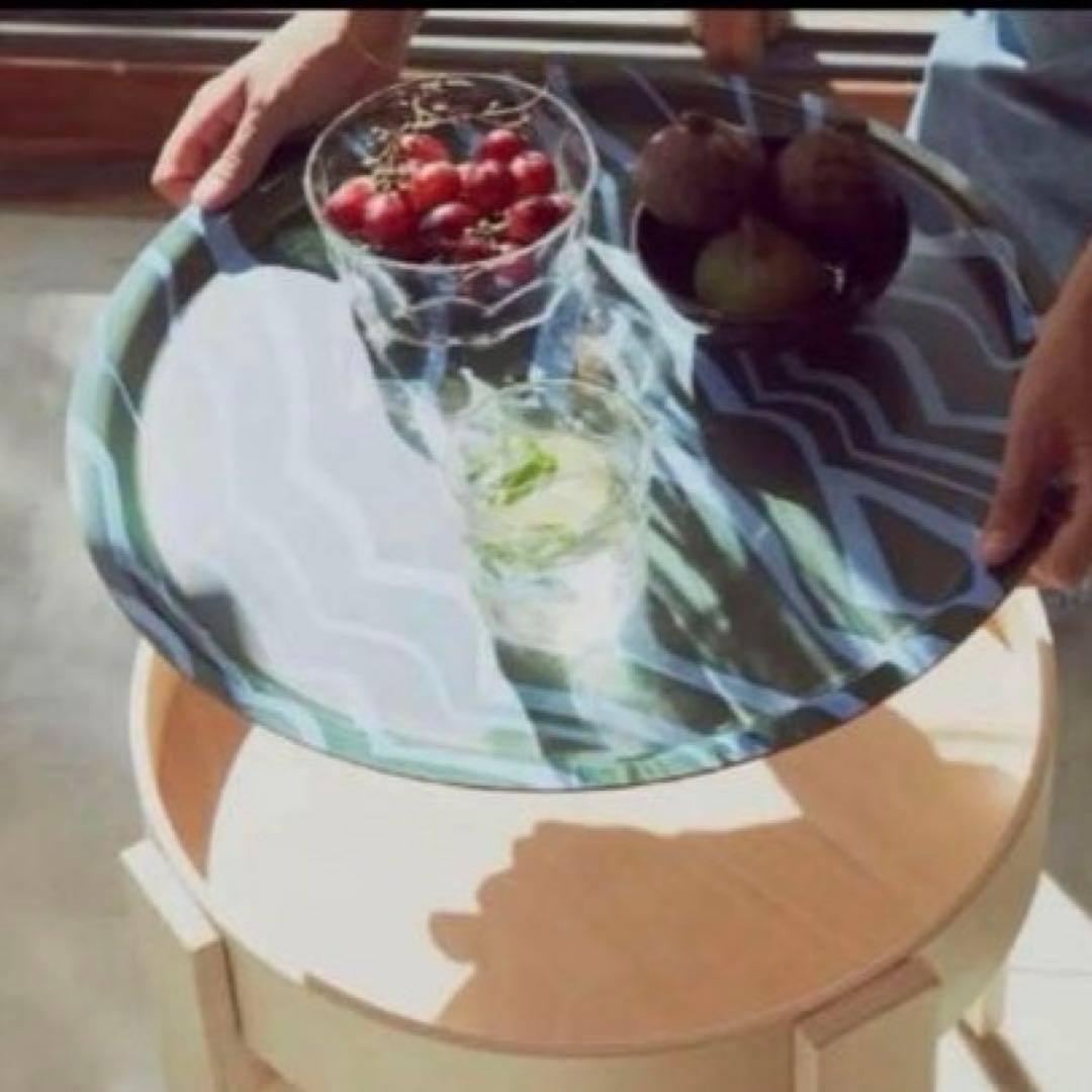 お値下中イケア マリメッコ サイドテーブル　marimekko限定品新品未使用 お値下中イケア マリメッコ サイドテーブル marimekko限定品新品未使用