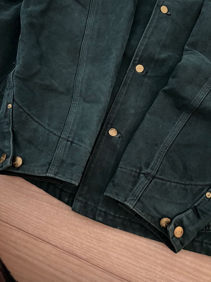 97年製 Carhartt ハンターグリーン チョアコートXL カーハート - メルカリ