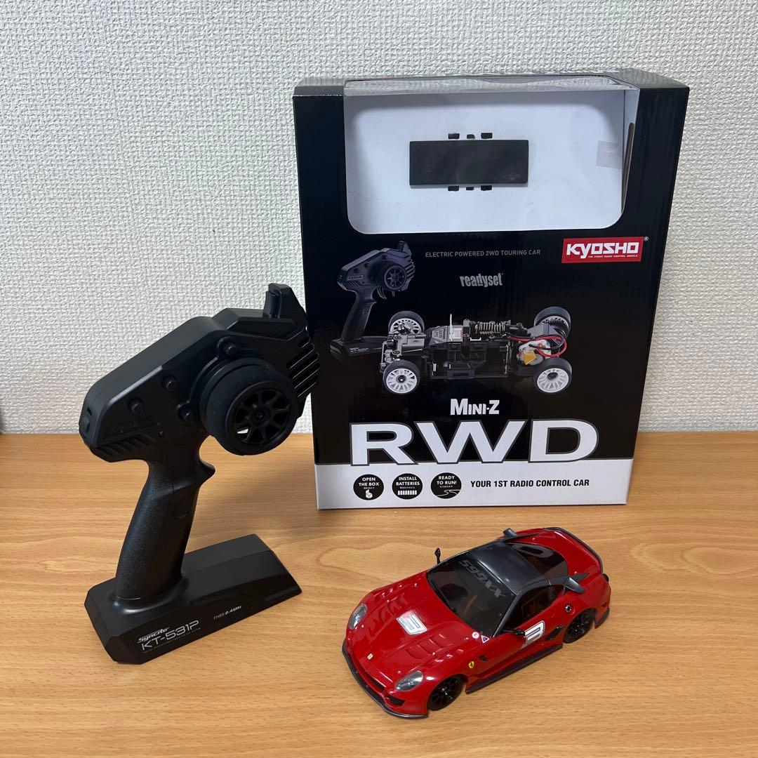 【希少】京商　ミニッツRWD フェラーリ599XX レディセット 京商 Mini-z フェラーリ 599XX MZP216Y ASC Ferrari ミニッツ Kyosho