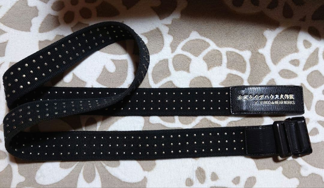 東北ライブハウス大作戦 × VIRGO ベルト VIRGO wearworks 】東北ライブハウス大作戦 テープスタッズベルト 完売