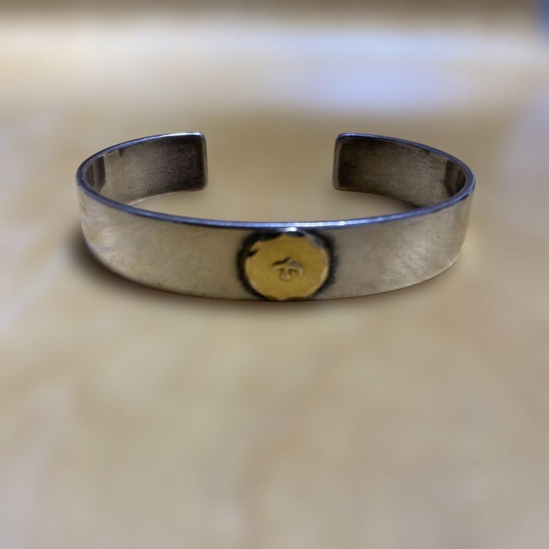 ゴローズ　goro's 平打ちブレス　Mサイズ ゴローズ goro's [OLD]平打ちブレス(M)※雰囲気あり – DELTAone