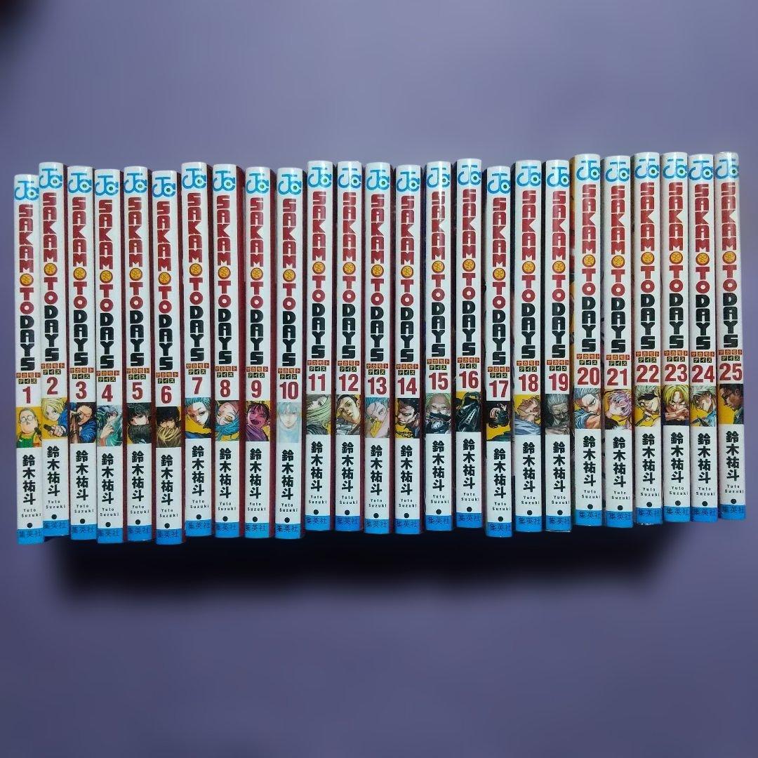 SAKAMOTO DAYS サカモトデイズ 全巻【1〜25巻】 SAKAMOTO DAYS 全巻 1巻~25巻+2冊 状態良好 サカモトデイズ全巻｜Yahoo