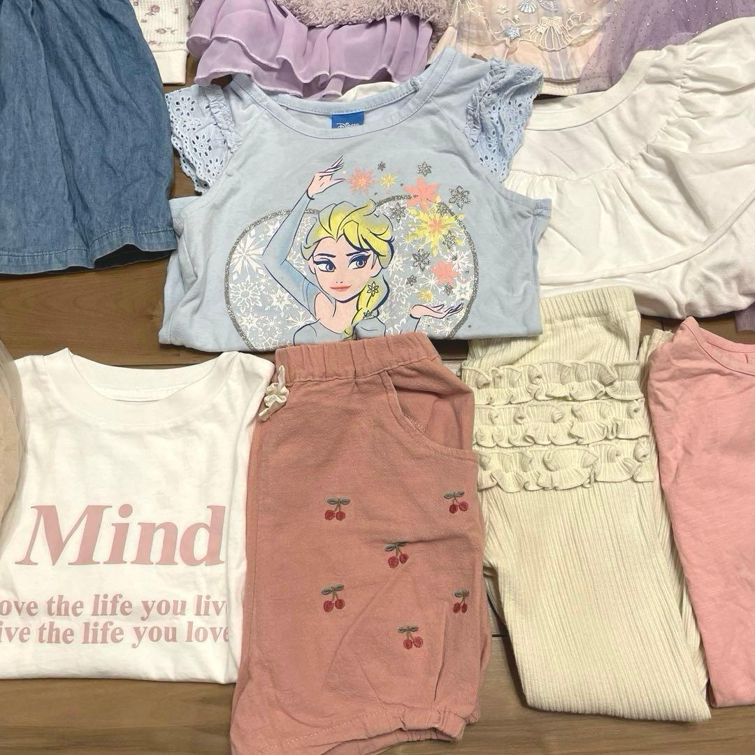 100cm110cm女の子服おまとめ プティマインZARA アナと雪の女王その他