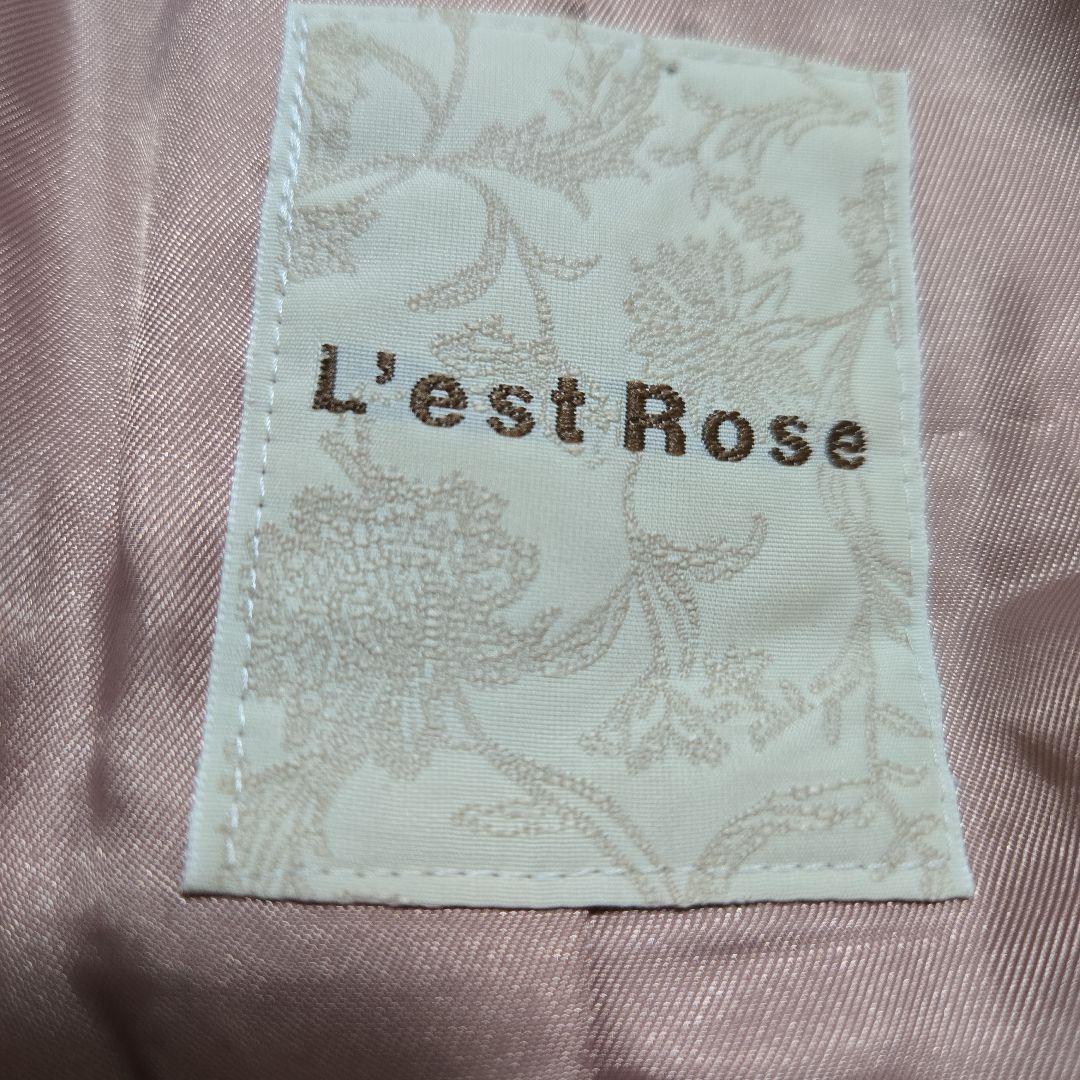 Lest Rose レストローズ ダッフルコート ゴブラン レース 花柄 日本製