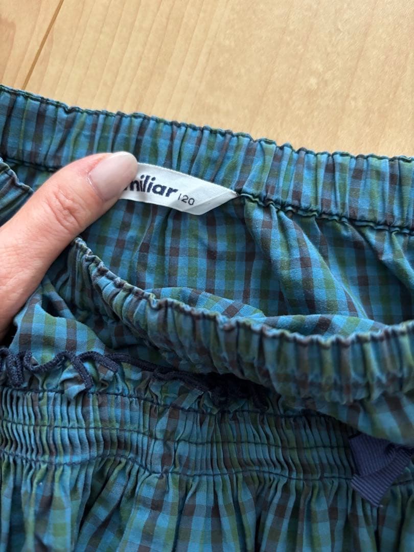 ファミリア 120 ワンピTシャツボトムスセット売り