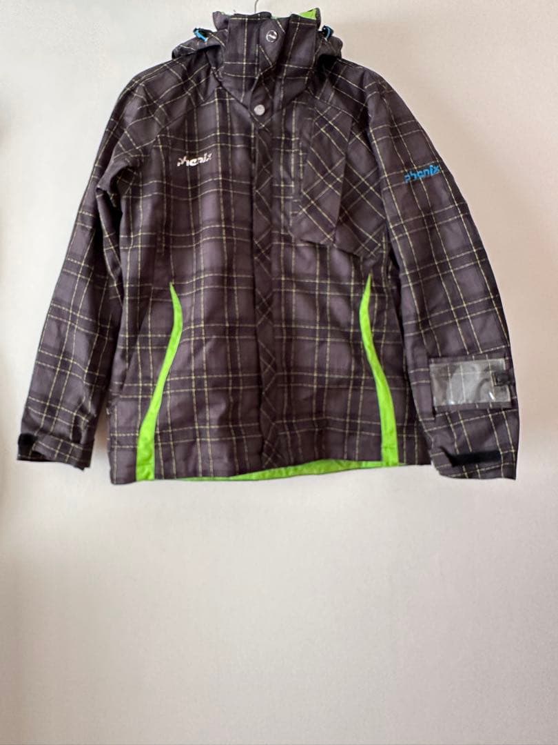 Phoenix スキーウェア 男性用 フード付き チェック柄 フェニックス（PHENIX）（メンズ）スキーウエア ソリッドカラー