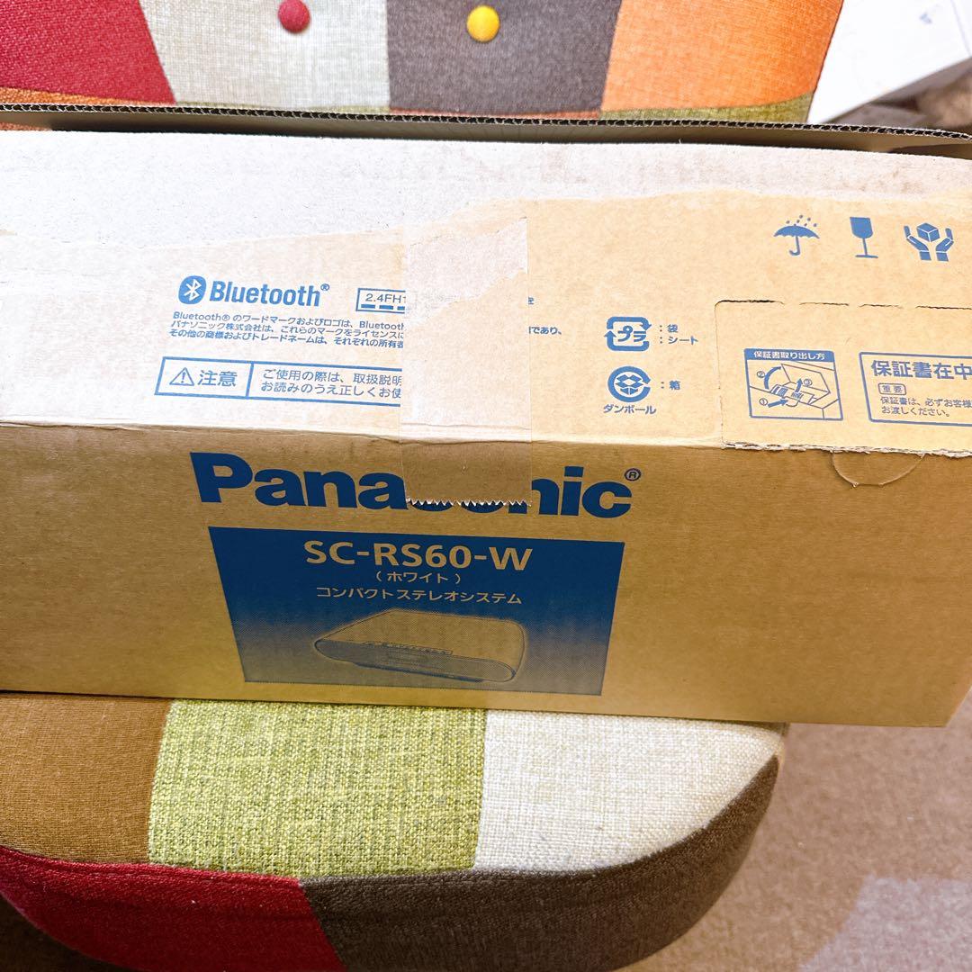パナソニック【ハイレゾ音源対応】コンパクトステレオシステム SC-RS60-W パナソニック SC-RS60-W 【ハイレゾ音源対応】コンパクトステレオ