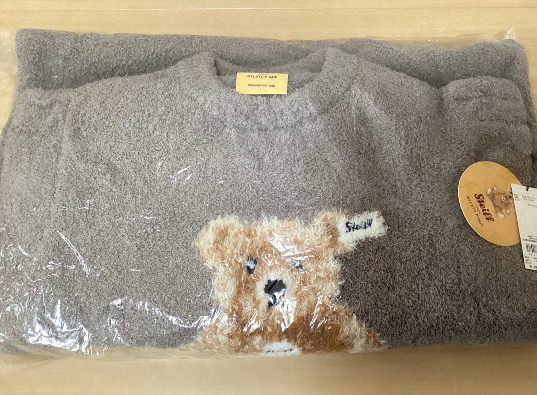 ジェラートピケ Steiff シュタイフ パウダージャガードワンピース