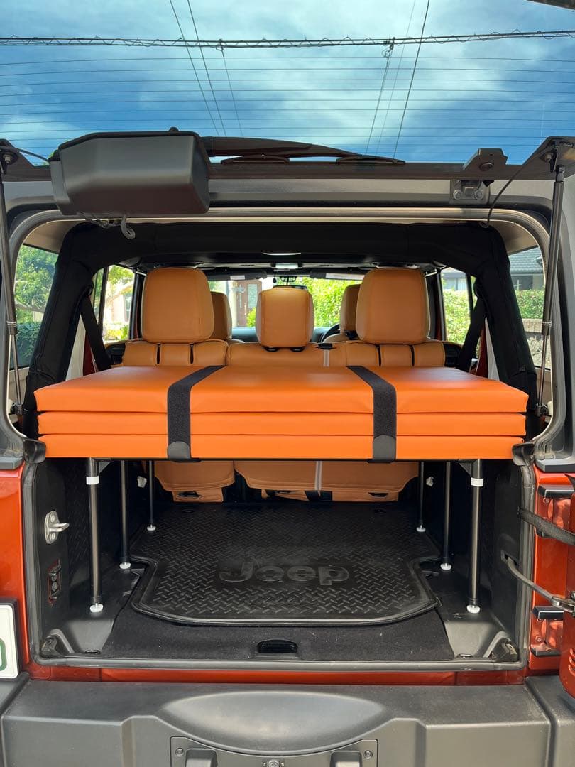 手渡し限定】JEEP ラングラー アンリミテッドJK用ベッドキット(自作