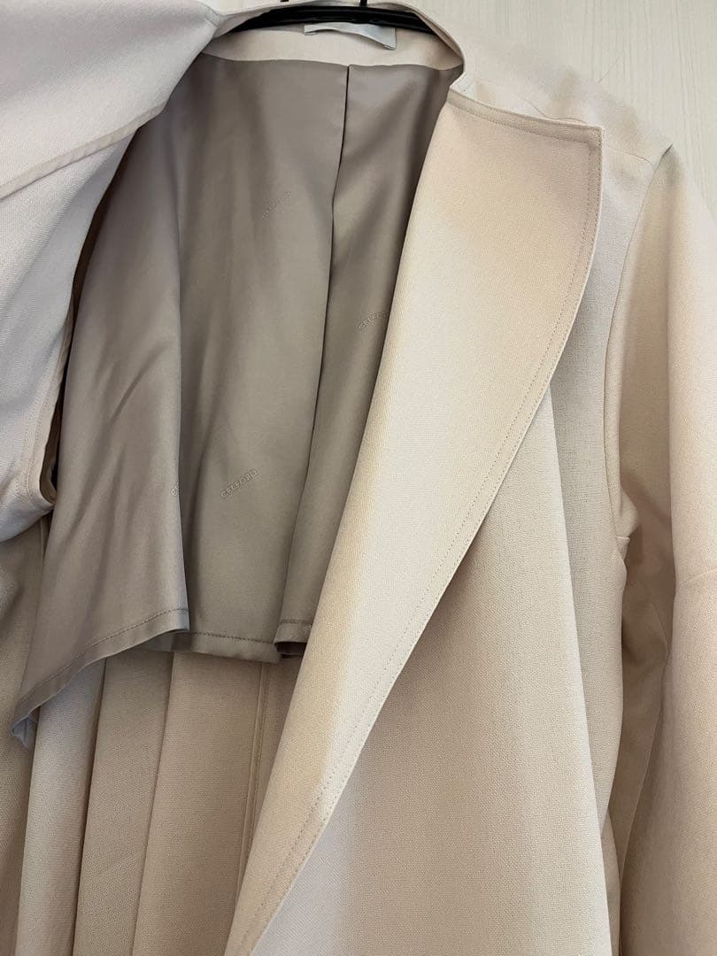 CELFORD セルフォード 春コート ロングコート ベージュ ベルト付 38