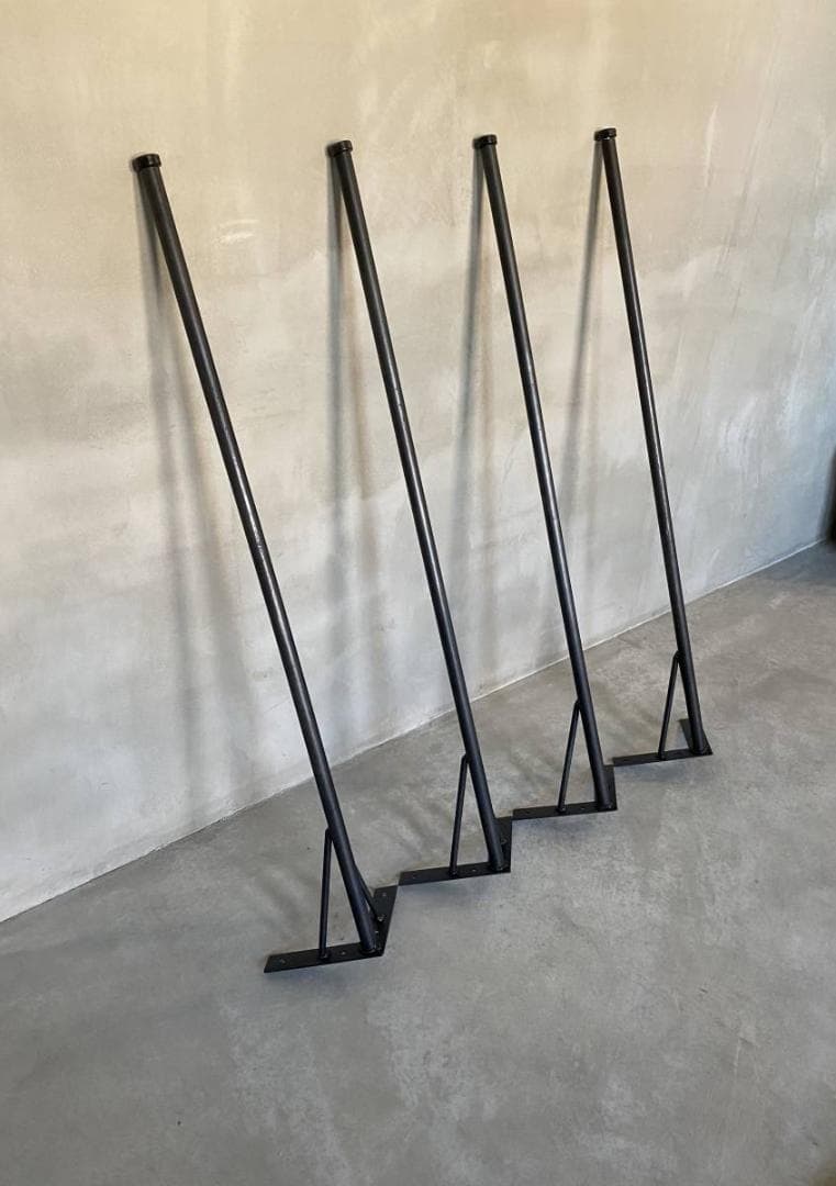 鉄脚　アイアンレッグ　インダストリアル　ダイニングテーブル　ワークデスク　４本 数量限定 SMJ-T ダイニングテーブル デスク アイアン家具 ワークデスク