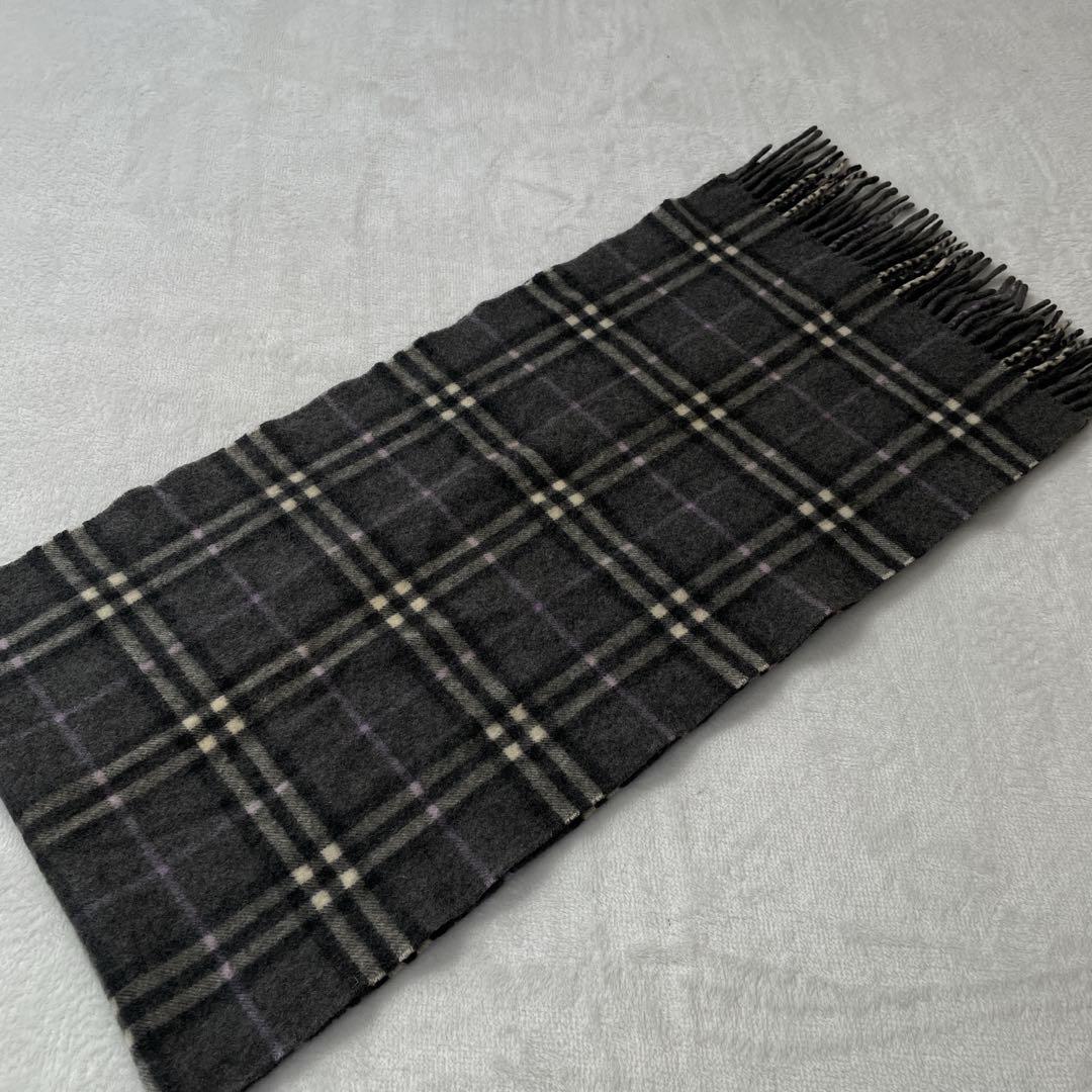 極美品⭐︎ BURBERRY LONDON カシミヤ100％ 大判 マフラー - メルカリ
