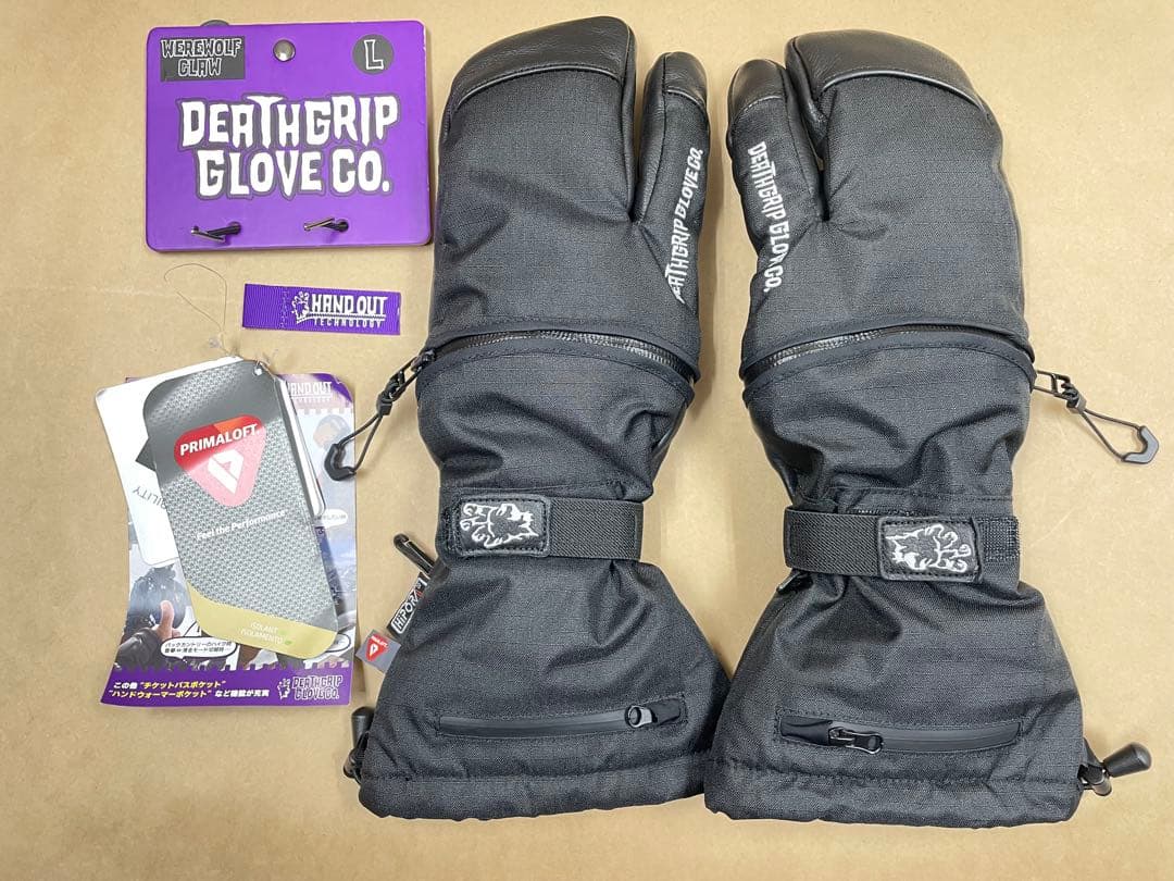 25-26 デスグローブ DEATHGRIP GLOVE CO. メンズL 楽天市場】DEATHGRIP デスグリップ グローブ BALDFACE WEREWOLF GLOVE