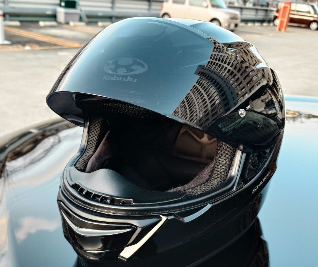 OGK Kabuto SHUMA 黒(光沢あり)　XL OGK Kabuto（オージーケーカブト） OGK KABUTO SHUMA フラットブラック