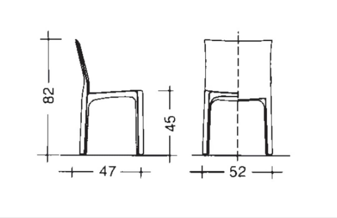 残1脚【約45%値下げしました❗️】カッシーナ キャブ アームレスチェア