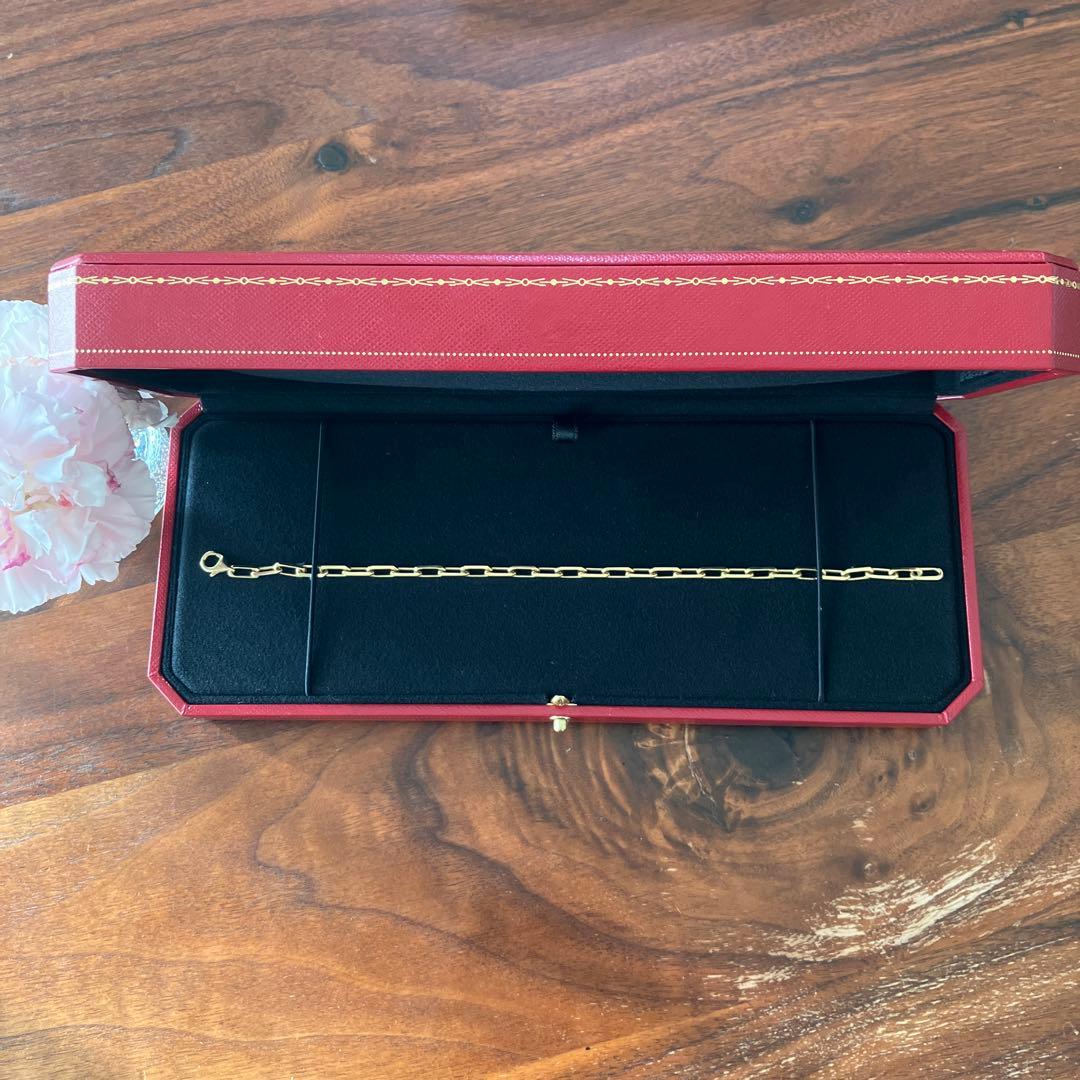 【新品未使用】サントス ドゥ カルティエ ブレスレット18KYG スモールモデル Cartier（カルティエ） サントス ドゥ ブレスレット チェーン スモール