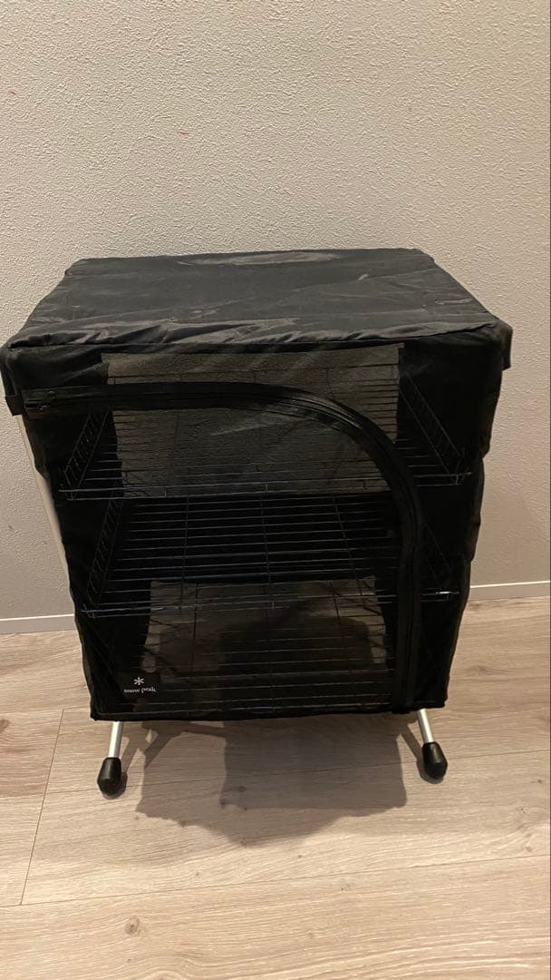 スノーピーク メッシュラックスタンド 収納 ボックス  Peak 廃盤品】 スノーピークメッシュラックスタンド ネットラックスタンド