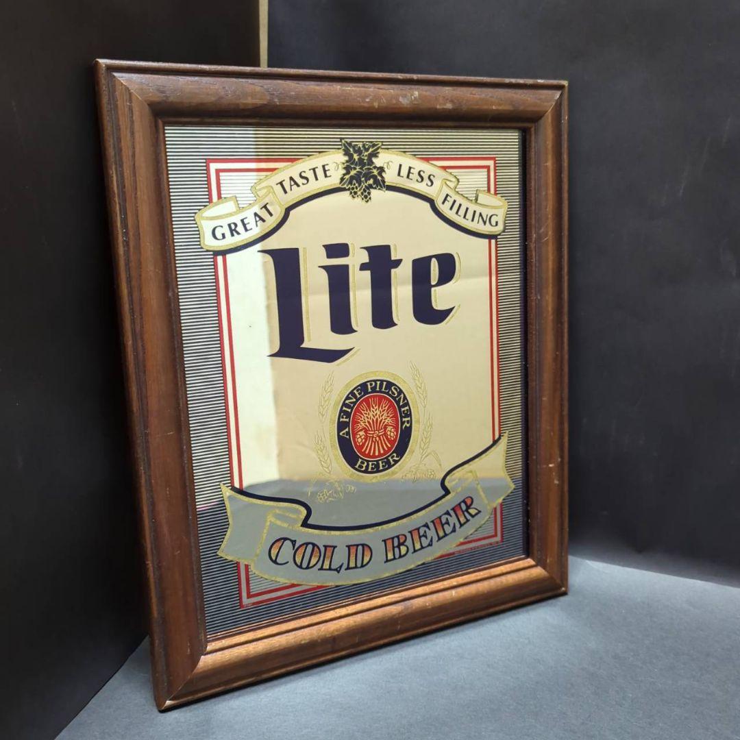 Lite Beer ライトビール パブミラー ヴィンテージ ミラーライト ヴィンテージ ミラーライト パブミラー - ヴィンテージ雑貨の通販