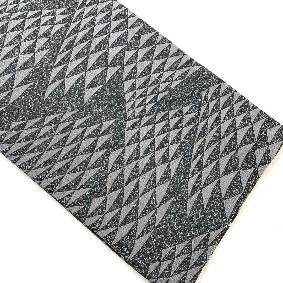 帯6519 ○高級 正絹 松煙染 両面全通 リバーシブル 袋帯 - メルカリ