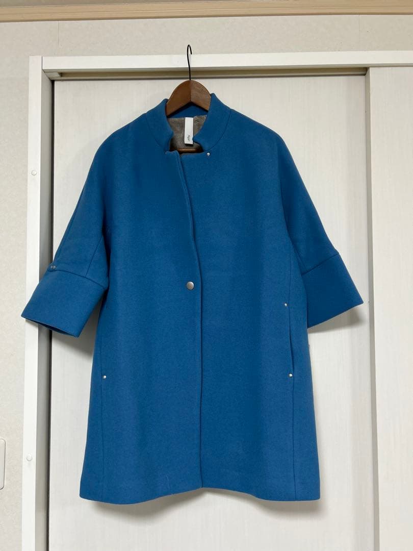 ヤマダヤ　Aga＋　アーガ　コート 新品Aga➕アーガプラス ケープコートポンチョM38 日本製尾州ウール