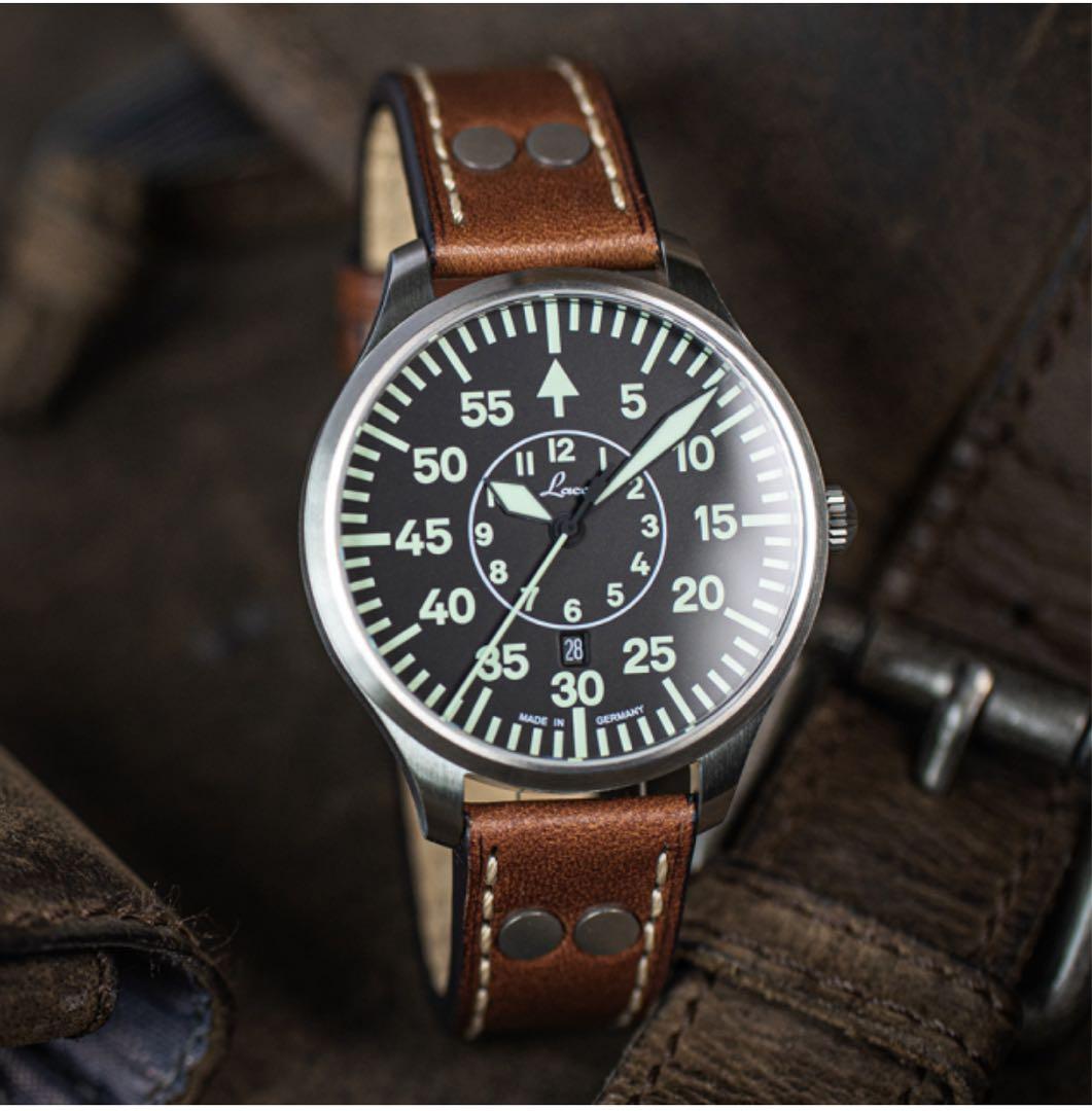 森*山様 Laco 腕時計　スイス製クォーツ (Ronda 505) Laco PILOT Zurich .2.D 40 Watch 861806.2.D – 正美堂時計店