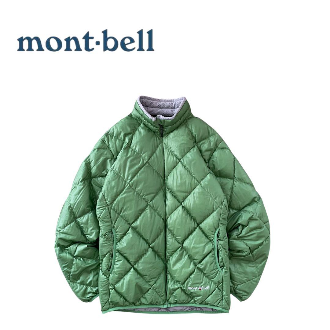 【美品】mont-bell モンベル ライトアルパイン ダウンジャケット GRN k_1101608_olyl.jpg