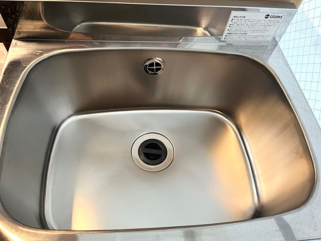 【あお】業務用 東製作所ステンレス 一槽シンク AZUMA azu-kp1-900.jpg