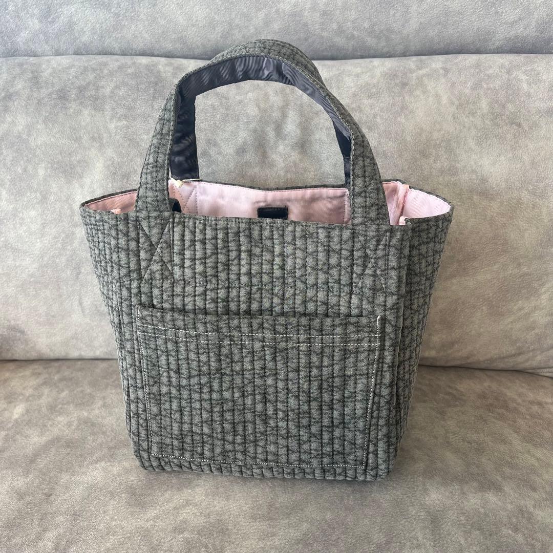 gypsohila ジプソフィア リボンバッグ トートバッグ グレー S - メルカリ