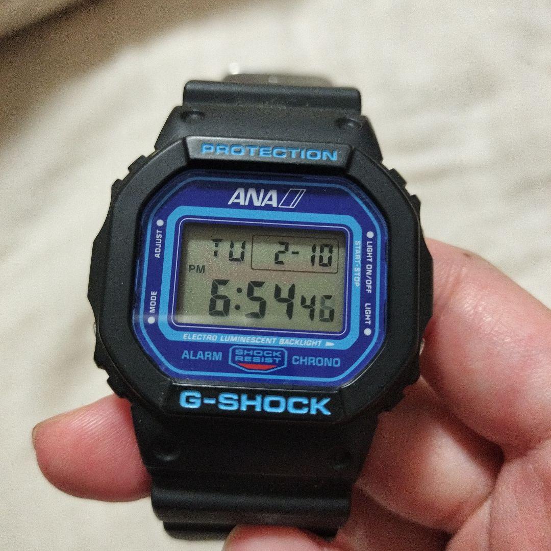 希少　G-SHOCK ジーショック DW-5600 ANA コラボ 中古品 Casio G-Shock X ANA 2026 Collaboration 5600 Series DW-5600X