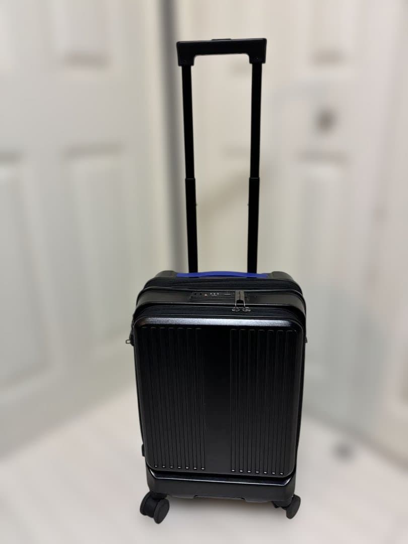 ANAオリジナル　フロントオープンキャリー　機内持ち込み可　美品 ANAオリジナル＞フロントオープンキャリー 機内持ち込み可（40L