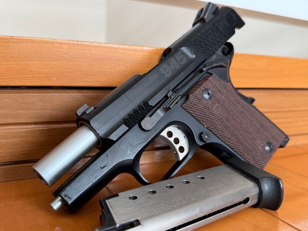 KSC M945 コンパクト PC パフォーマンスセンター ガスブロ ガスガン お手軽モデファイ道:KSCガスガン M945コンパクト スパイダー