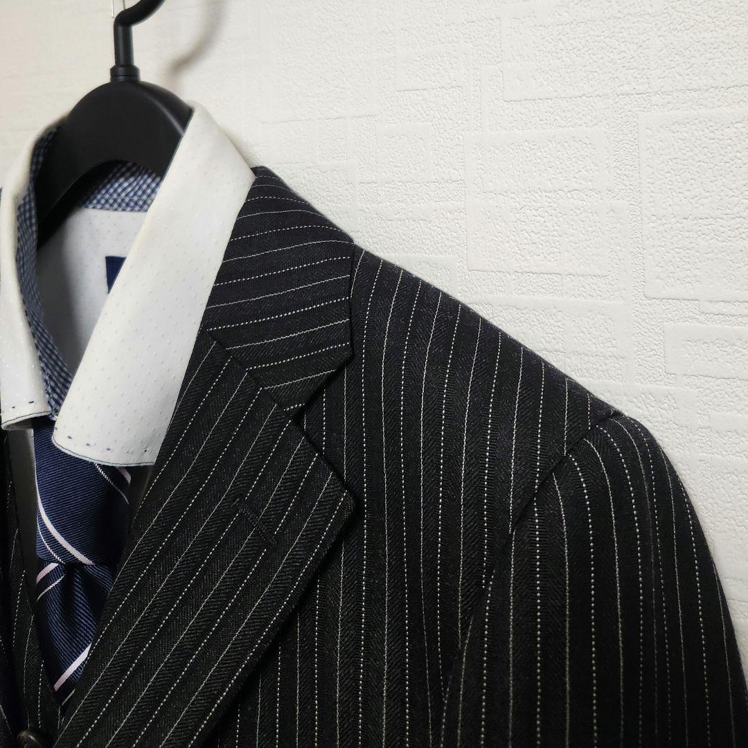 スーツカンパニー メンズスーツ セットアップ スリーピース ブラック