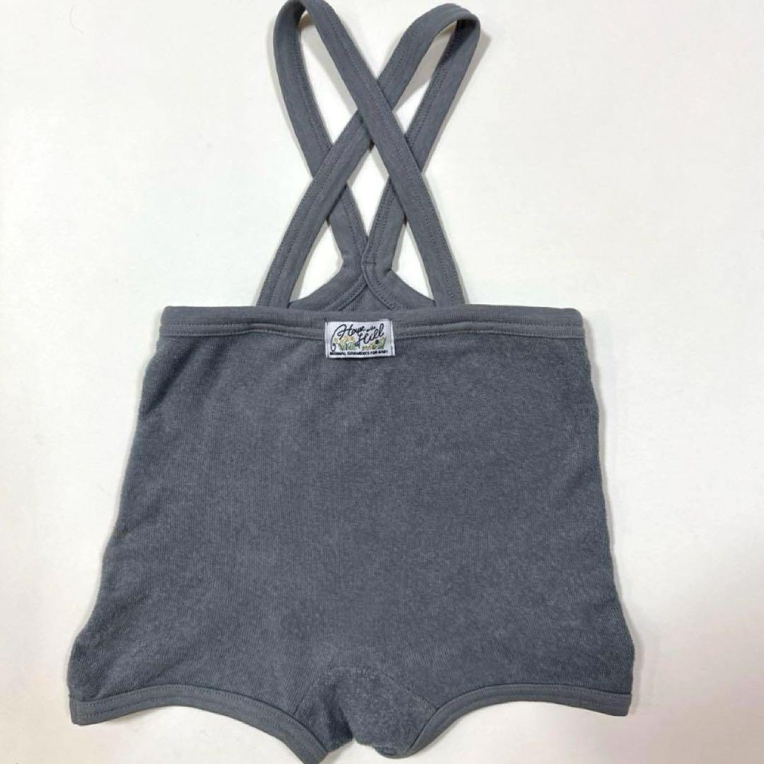 naru　hh 花柄tops サスペンダー 80