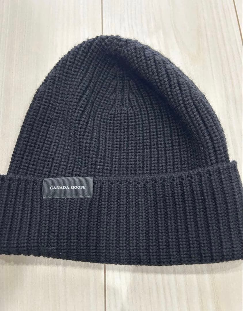   ブラック ニット帽 JUN/NAKAYAMA（ジュンナカヤマ） ニット帽 ニットキャップ KNIT BEANIE