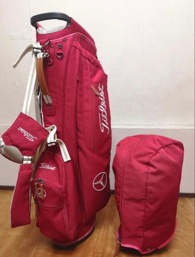 Mercedes Benz x Titleist Wネームキャディバッグ(赤) 楽天市場】【 ベンツ 純正 即日出荷 】タイトリスト キャディバッグ 9